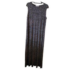 Ronni Nicole II By Ouida Stretch Floral Round Neck Cap Sleeve Maxi Dress Size 18